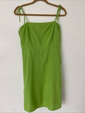 Old Navy Green Tie-Strap Summer Dress